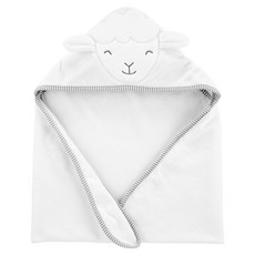 카터스 유아용 양 후드 목욕 타올