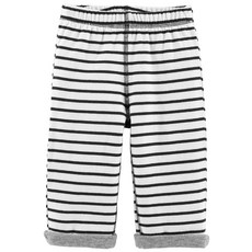 카터스 남아용 스트라이프 리버서블 밴딩 긴바지