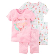 카터스 여아용 인어 잠옷 상하의 2종 세트