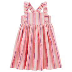 카터스 여아용 러플 민소매 원피스