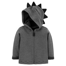carter's 男童 Spikes 長袖連帽拉鍊開衫
