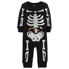 카터스 할로윈 해골 긴팔 점프수트