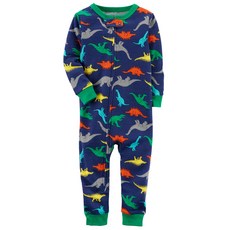 카터스 남아용 공룡 무발 긴팔 원피스 잠옷