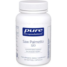 퓨어인캡슐레이션 쏘 팔메토 320 소프트젤 캡슐, 120정, 1개