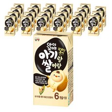 남양유업 아이꼬야 아기랑쌀이랑 아기두유 180ml, 흑미, 24개