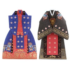 Somssi 2套禮儀服裝韓服卡, 混色, 1套