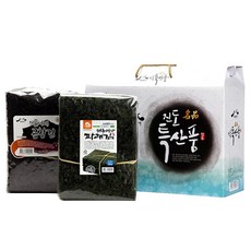 해초명가 곱창 돌김 + 파래김 선물세트, 1세트