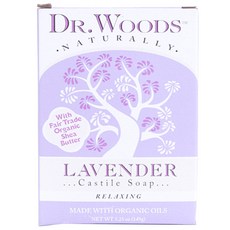 Dr. Woods 로우 시어 버터 비누, 149g, 1개