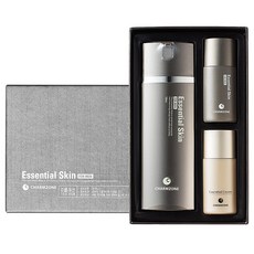 CHARMZONE 嬋真 男士潤膚禮盒 化妝水+精華液+面霜, 100毫升, 1套
