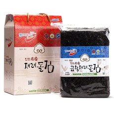 멸치신랑새우각시진도명가 곱창재래돌김 선물세트, 재래돌김 100장 + 포장박스, 1세트, 1개