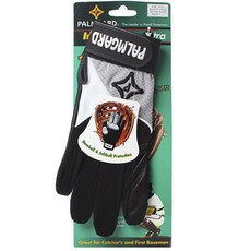 Palmgard 成人棒球手套 右手內襯手套 Extra, 1個, Black+Grey