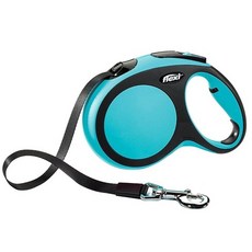 플렉시 뉴 컴포트 테이프형 애견용 자동줄, Blue + Black, 1개