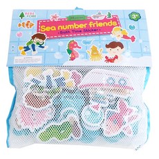 BEBE FORE 孩童沐浴戲水貼紙, 海洋數字朋友們