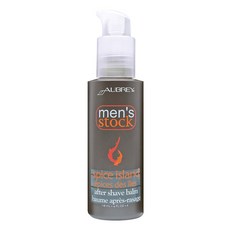 Aubrey Organics 맨스 스톡 애프터 셰이브 밤, Spice Island, 1개, 118ml