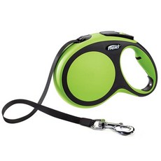 플렉시 뉴 컴포트 테이프형 애견용 자동줄, Green + Black, 1개