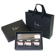 꽃보다차 아담한 꽃차 3종 선물세트, 메리골드꽃 4g + 맨드라미꽃 2g + 생강나무꽃 3g + 집게, 1세트