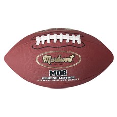 마크워트 탑 퀄리티 레더 풋볼 미식축구공, M06, 1개