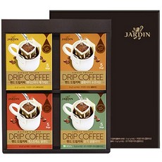 JARDIN 手沖掛濾式咖啡禮盒 4件組, Espresso Blend 5入+Colombia Supremo 5入+Yirgacheffe 5入+Organic Colombia 5入, 1組