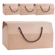 Bom91 附繩提把多用途提把盒 4號, 混色, 4入