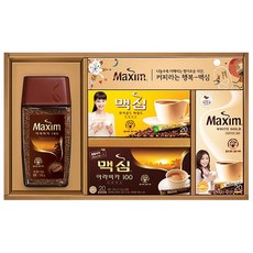 Maxim 麥心 咖啡禮盒組 52號, 美式咖啡 100g +美式咖啡混合組 20包+摩卡咖啡混合組 20 包+白咖啡 20包, 1組