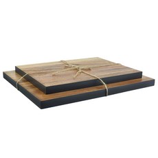 Quantumby Acacia 切菜板套組, 2p, 黑色