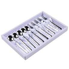 코렐코디네이츠 핸드크레프트 젠칼라레이져 티스푼/티포크, 10개