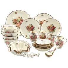 Queen Rose B款 4人餐具組 32件組, 餐具 32件組, 混合色