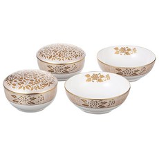 HANKOOK CHINAWARE 印花陶瓷餐碗 6入組, 混色, 和蓋 2p + 和空氣 2p + 處理 2p