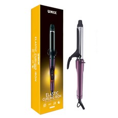 유닉스 엘라스틱 컬링 아이론 27 mm, UCI-A2527, 혼합 색상