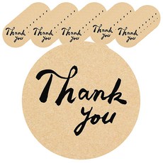 단비나인 답례품 포장 감사 스티커 땡큐 포장데코스티커, 혼합 색상, 40개입
