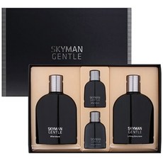 CHARMZONE 嬋真 SKYMAN GENTLE男士保養2款組, 鬚後水130ml+乳液130ml, 1組