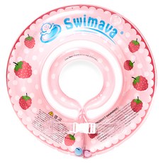 Swimava 嬰兒游泳脖圈, 草莓, 1個