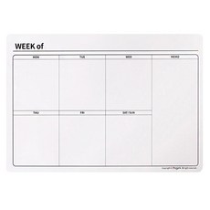 마그피아 주 계획표 화이트보드 가로형, 고무자석