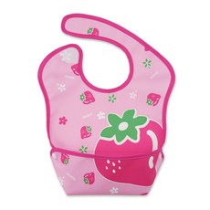 마니또 퀵워시 턱받이, 딸기, 1개, 1개입