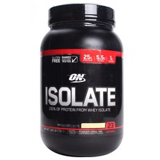 옵티멈뉴트리션 아이솔레이트 웨이 프로틴 파우더 드링크 믹스 바닐라 소프트서브, 1개, 736g, 736g