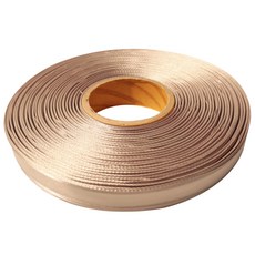 KUNBI 韓國 歐根紗 B OB 05 25mm x 45m 緞帶, 1 個, 米色