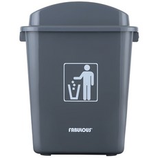 FABULOUS 搖蓋式垃圾桶 20L, 混色, 1個
