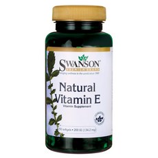 스완슨 내추럴 비타민 E 200IU 134.2mg 소프트젤, 1개, 250정