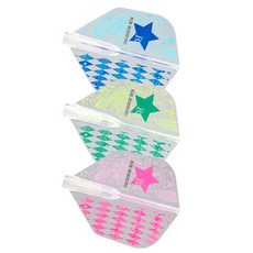 코스모다트 다트 플라이트 핏 에어 리에호시노 버전4 쉐이프, 혼합 색상, 3개