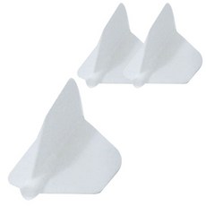 코스모다트 다트 플라이트 핏 델타 쉐이프, 화이트, 3개입