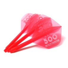 불스파이터 다트 플라이트 500 L, 레드, 3개