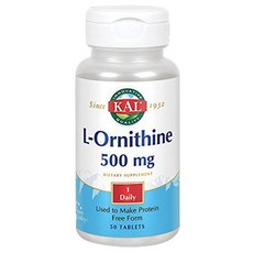 Kal L-오르니틴 500mg 타블렛, 50개입, 1개, 50정