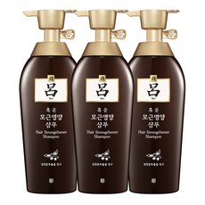 呂 黑雲 毛根營養洗髮乳, 500ml, 3個