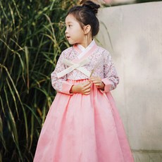 Sodam Yein Flower Filled Heart Liberty 女童韓服