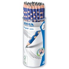 LYRA Groove Slim HB鉛筆, 單一顏色, 48支