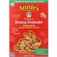 Annie's Homegrown 버니 그레이엄 허니 스낵, 1개, 213g