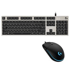 로지텍 G PRO 마우스 + 기계식 키보드, 일반형, M-U0050(마우스),G413(키보드)