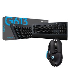 로지텍 RGB 프로테우스 스펙트럼 게이밍 유선마우스 + LIGHTSPEED 기계식 게이밍 무선키보드, 일반형, G502 RGB(마우스),G613(Y-R0062)(키보드)