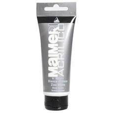 MaIMeRI 美利 Acrylico 單色壓克力顏料, 020 AM 鋅白, 1個