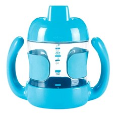 옥소토트 유아용 양손잡이 스파우트컵, 200ml, 아쿠아, 1개